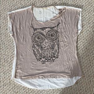 Embellished Owl shirt